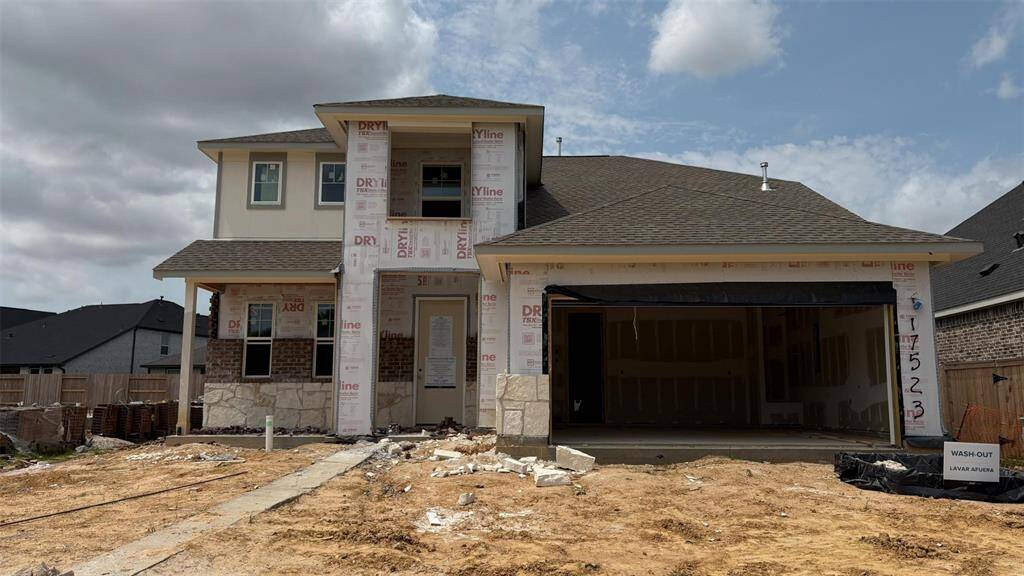 Actual progress of your home.