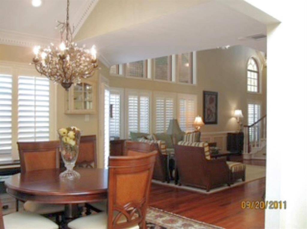 Brazilian hardwood floors, plantation shutters, luxury fixtures.