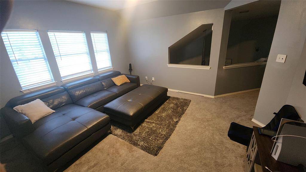 Upstairs game room
