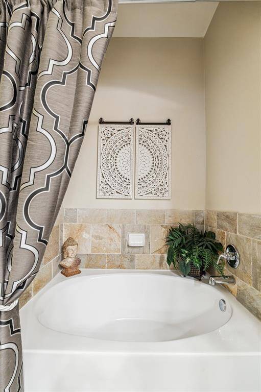Primary bath luxurious soaking tub