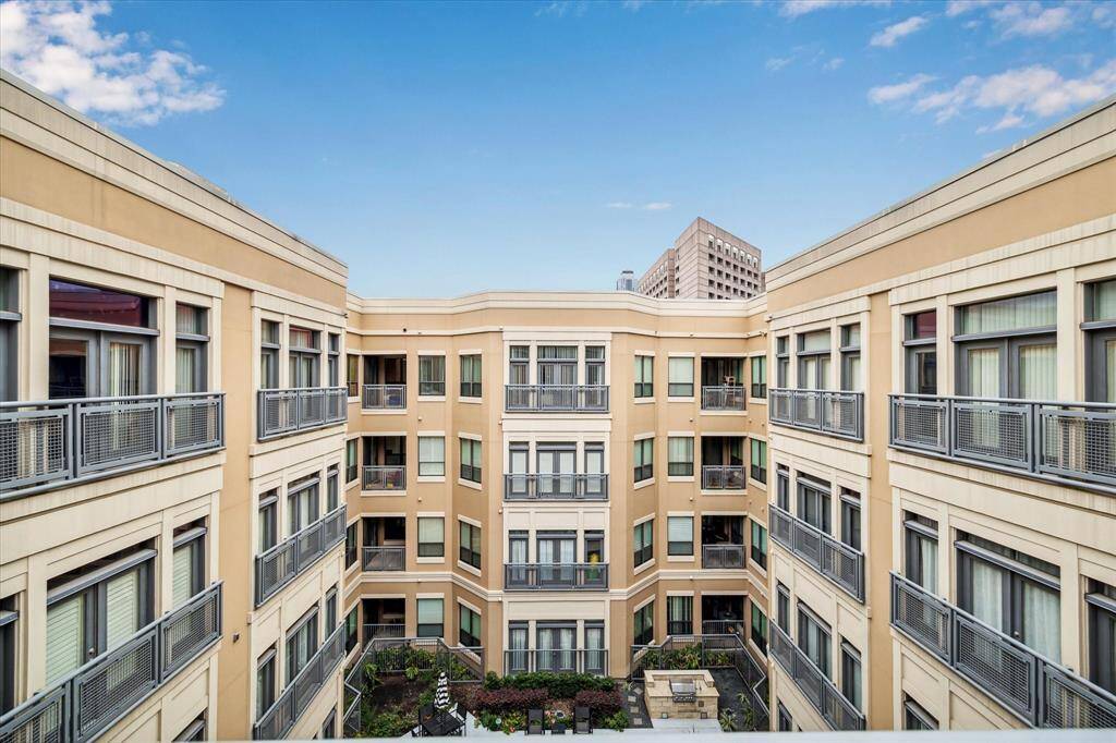 Modern mid-rise architecture in the heart of Uptown