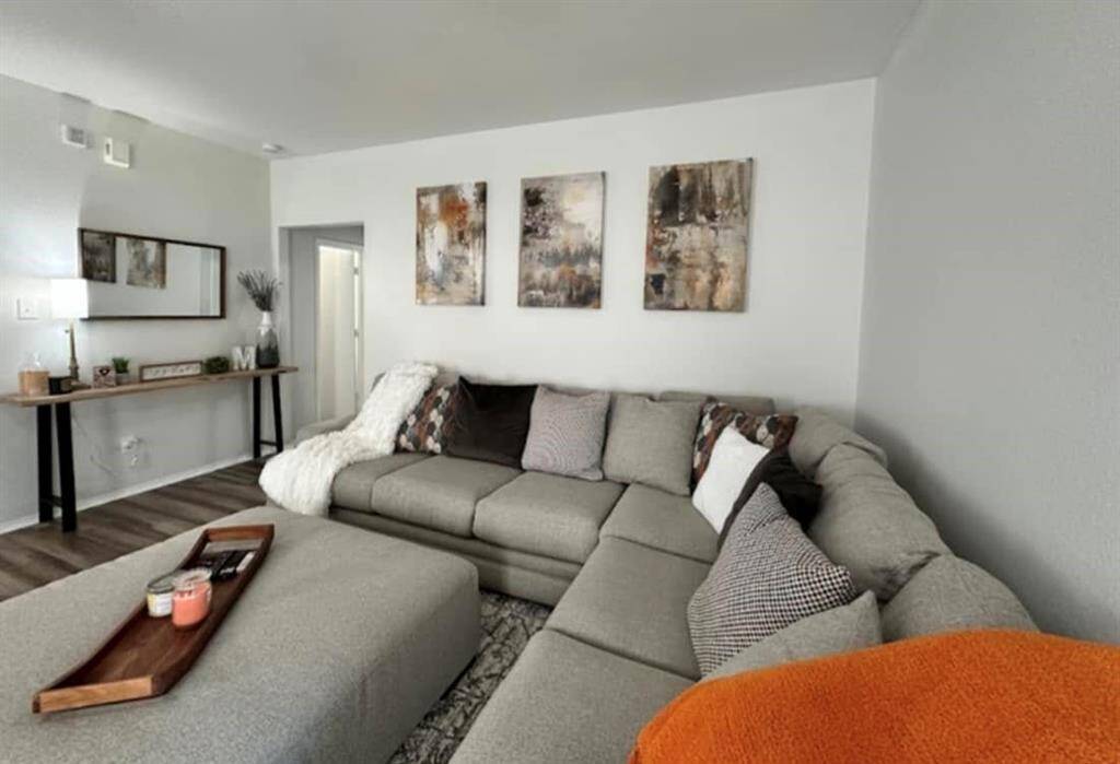 Staged living room