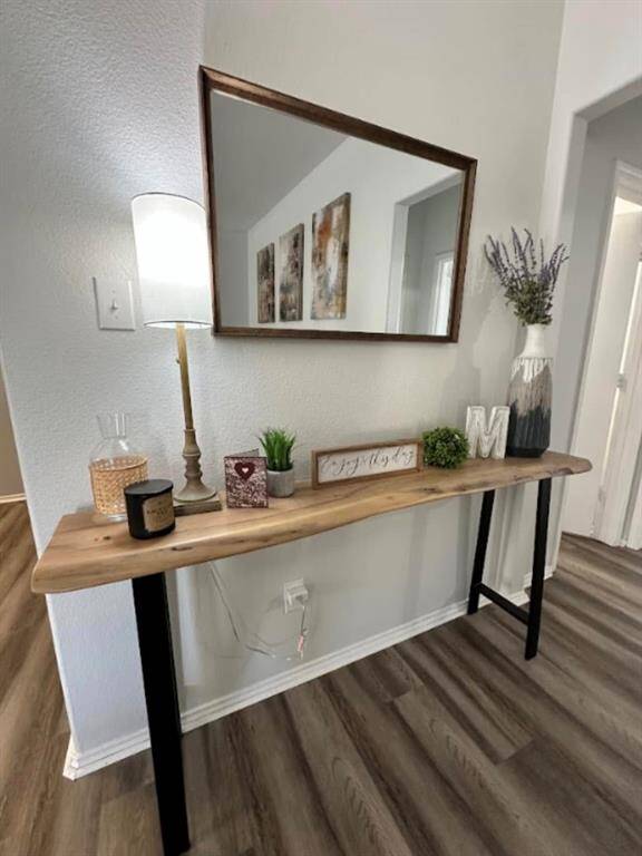 Staged living room