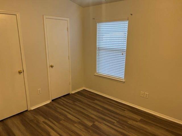Middle secondary bedroom with generous size closet.