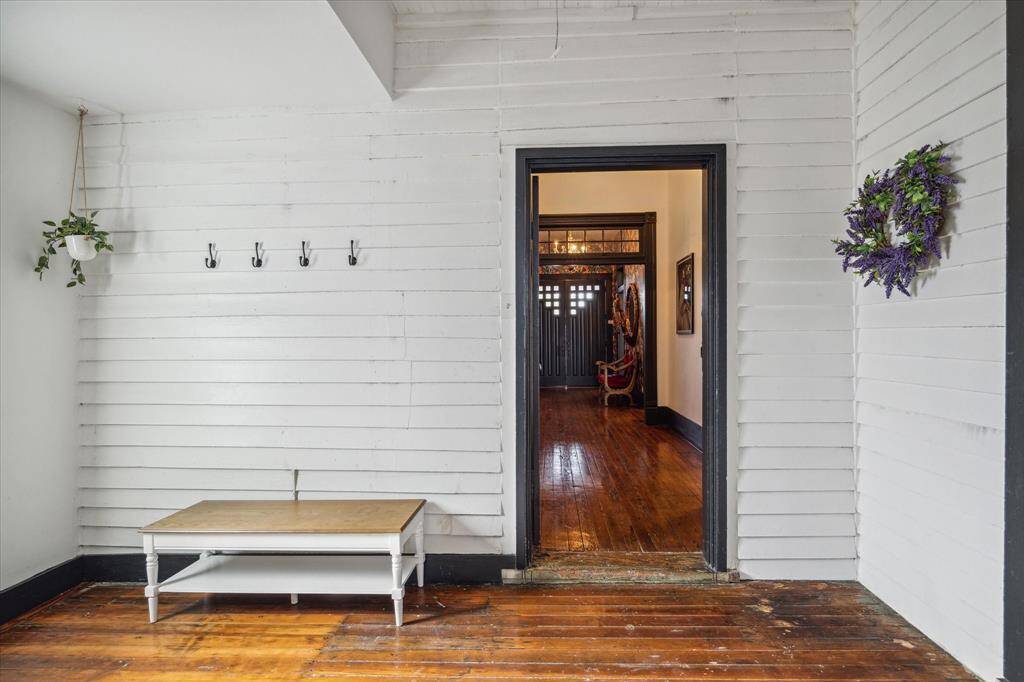 Another view of the mudroom looking towards the foyer