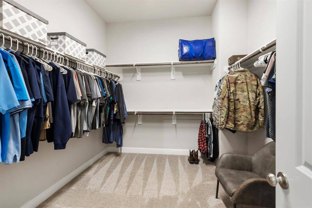 Large primary closet