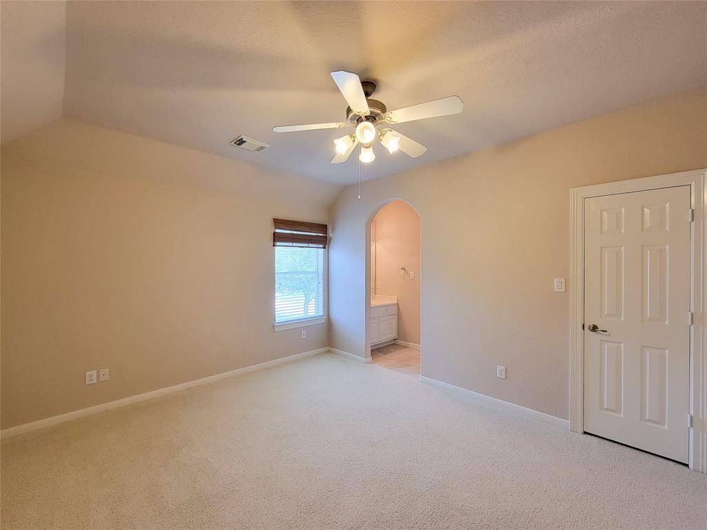 spacious primary closet