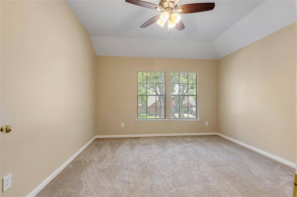 Bedroom #4 also overlooks the large oak trees