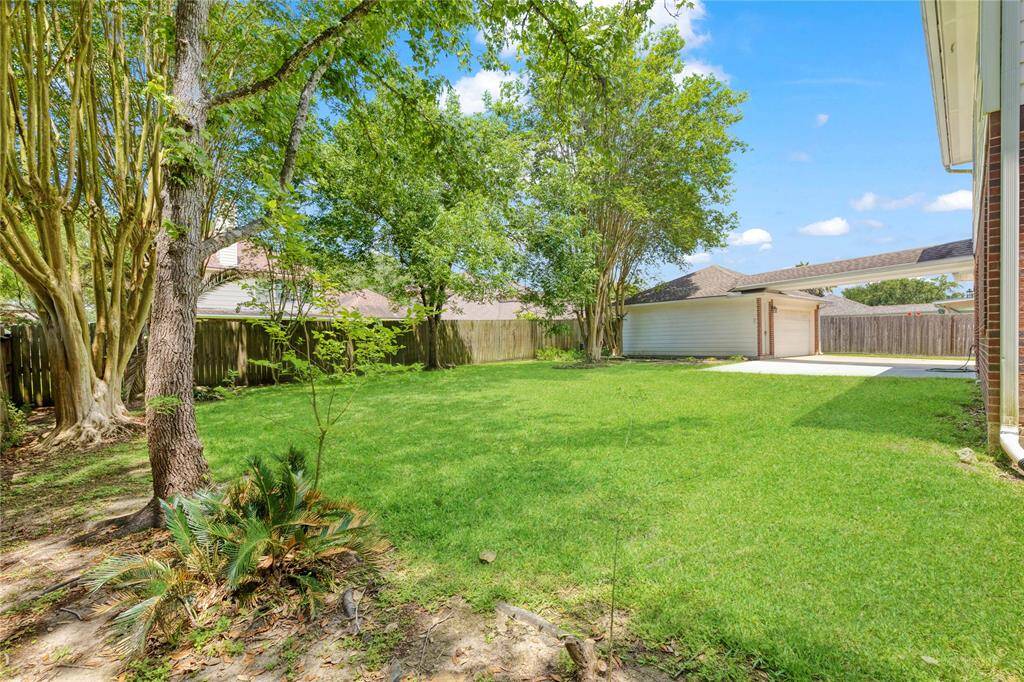 Spacious backyard with plenty of room for a pool!