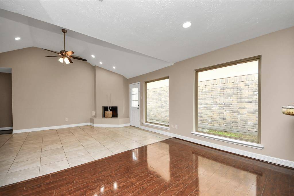 Large windows for natural lighting!