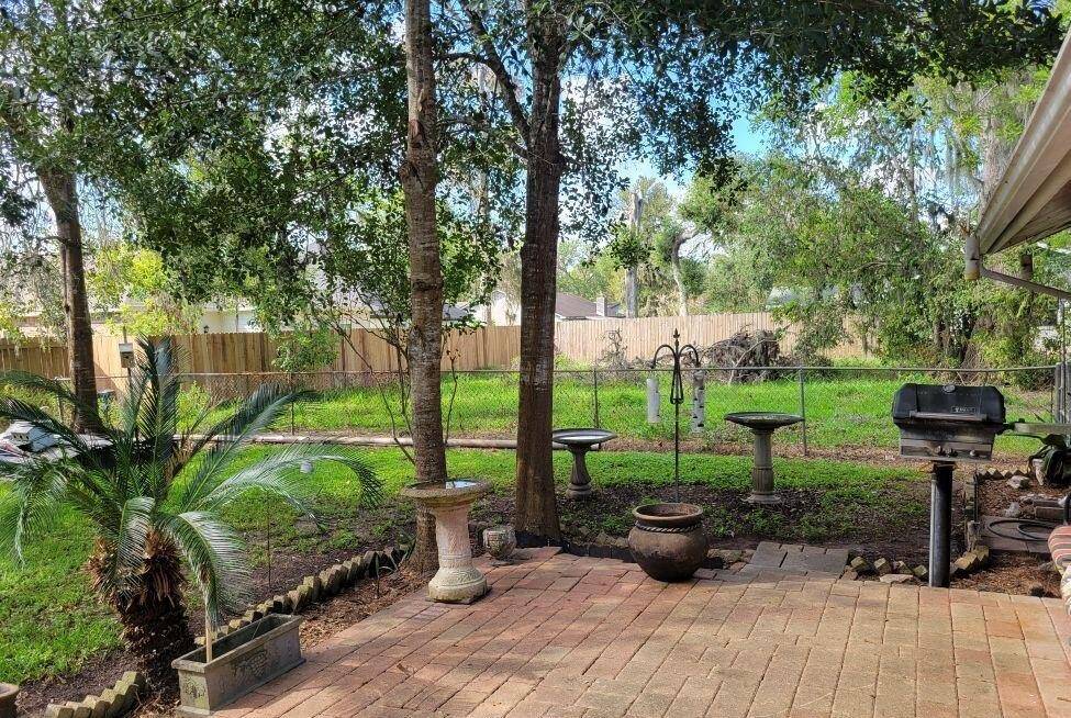 Back Patio with Gas Grill