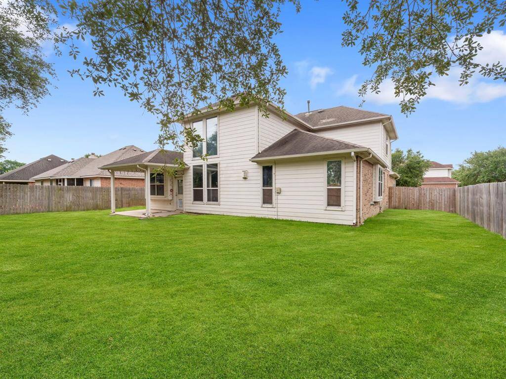 Large backyard