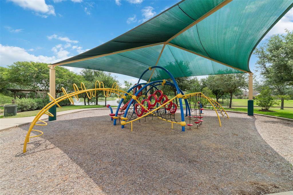 Nice play ground that is covered for shade.