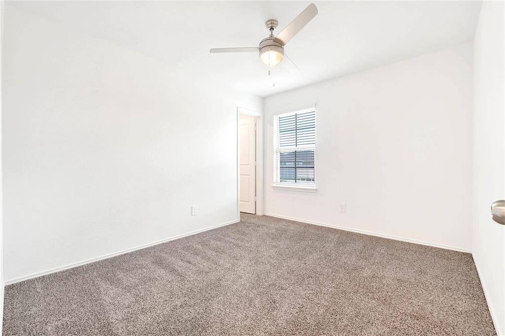 Secondary bedrooms all have upgraded ceiling fans