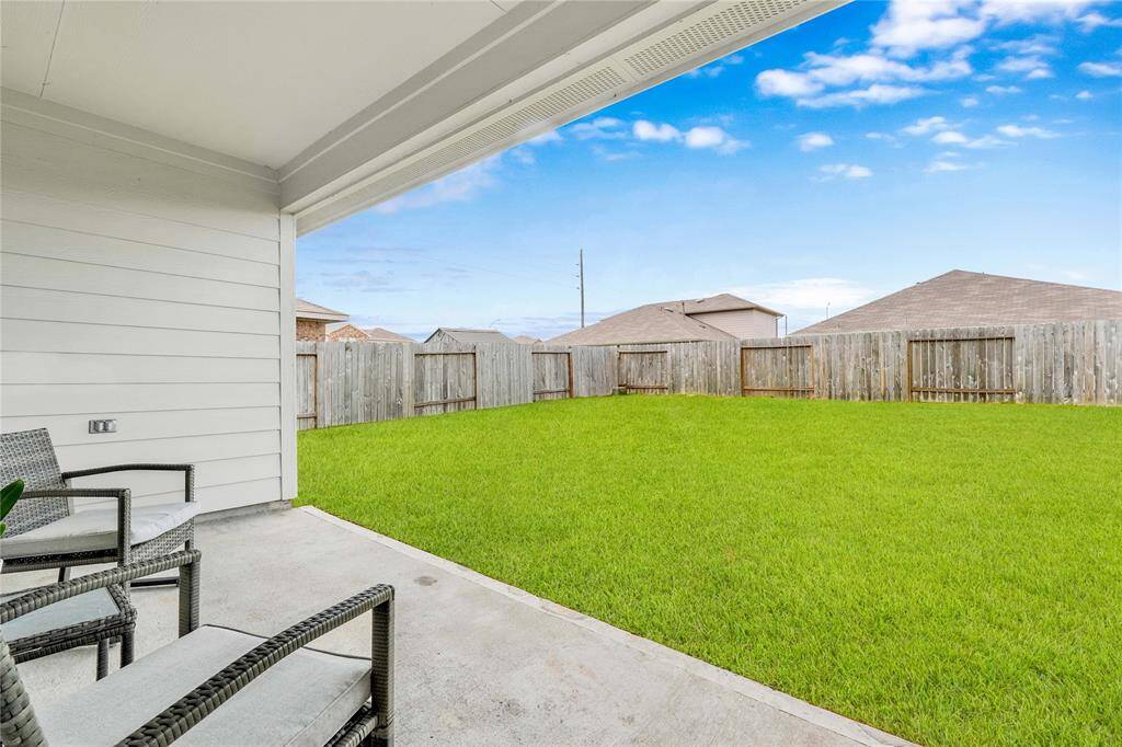 Covered Patio for relaxing and grilling