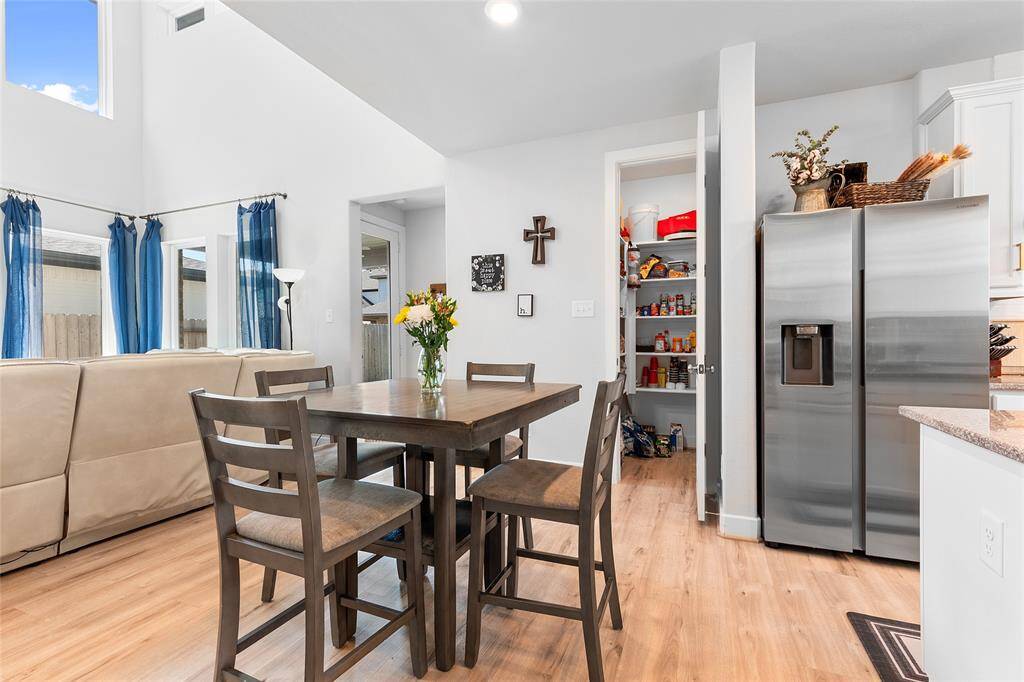 Walk-In Pantry and breakfast area.