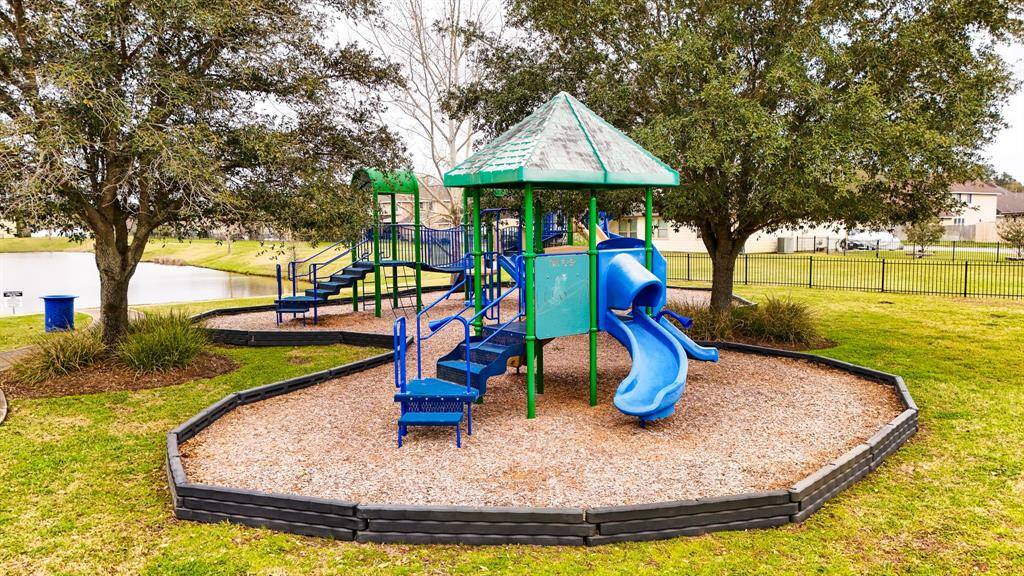 Neighborhood playground at the entrance!