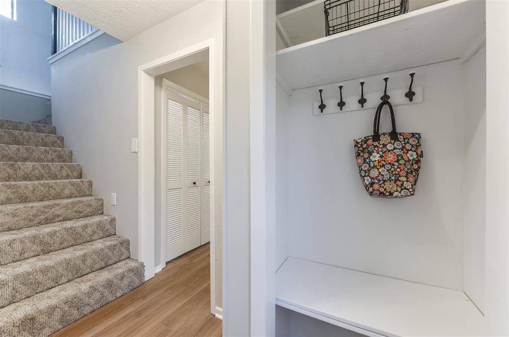 Convenient mud room area immediately upon entry from garage.