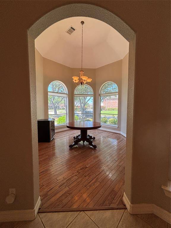 Spacious and elegant primary suite