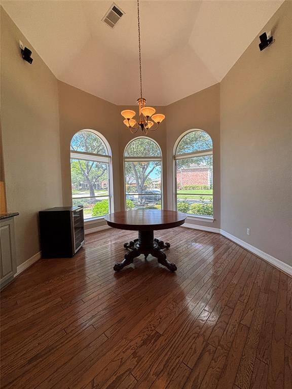 Rich flooring and classic architectural details make this a serene retreat, perfect for rest and rejuvenation.