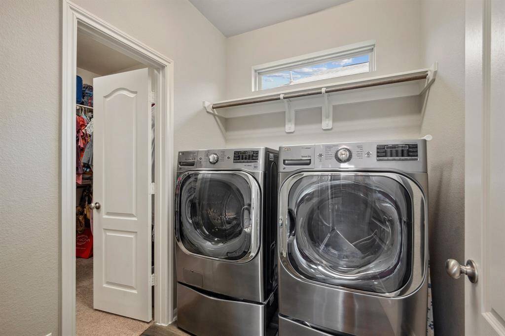 Laundry with Owner closet access