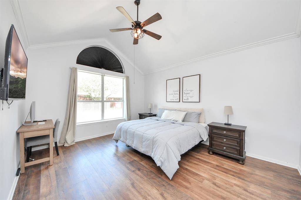 Another view of the spacious primary bedroom!