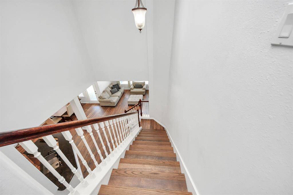 Wood-look laminate floors throughout the home!