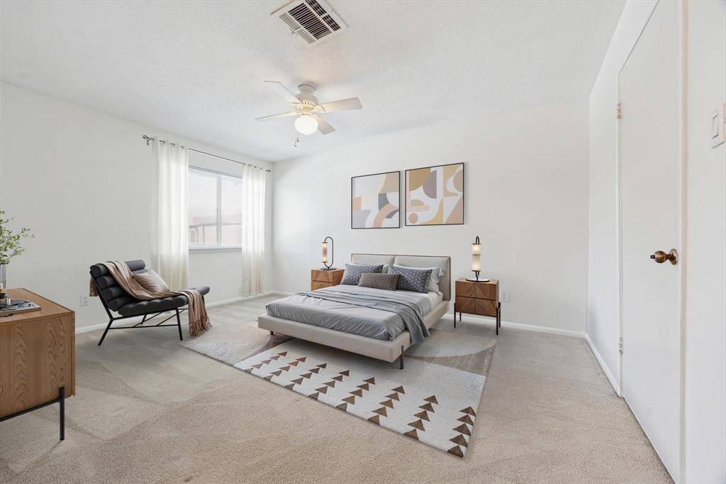 En-suite bathrooms in both bedrooms. Oversized closets!