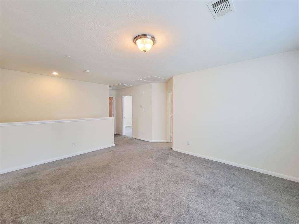 Game room. Upstairs