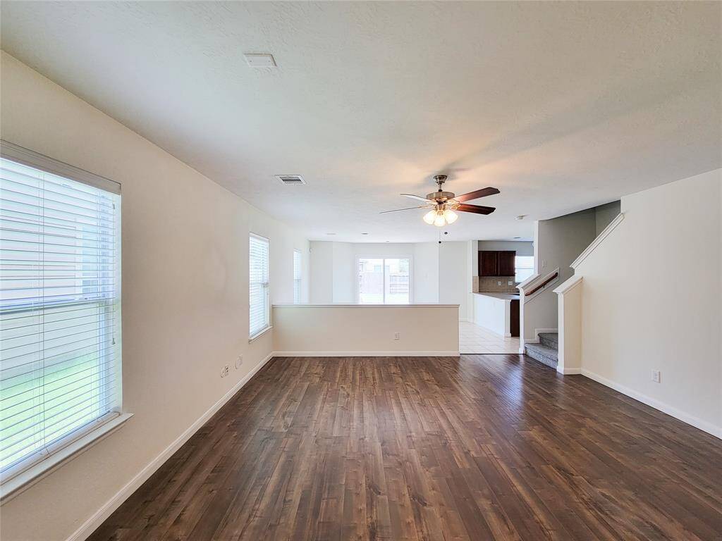 Another view of family room from the front door.