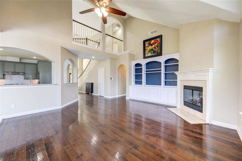 Living Room with Buit-ins