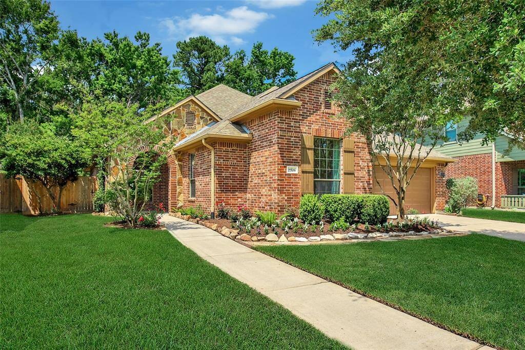 A beautiful stone and brick facade.