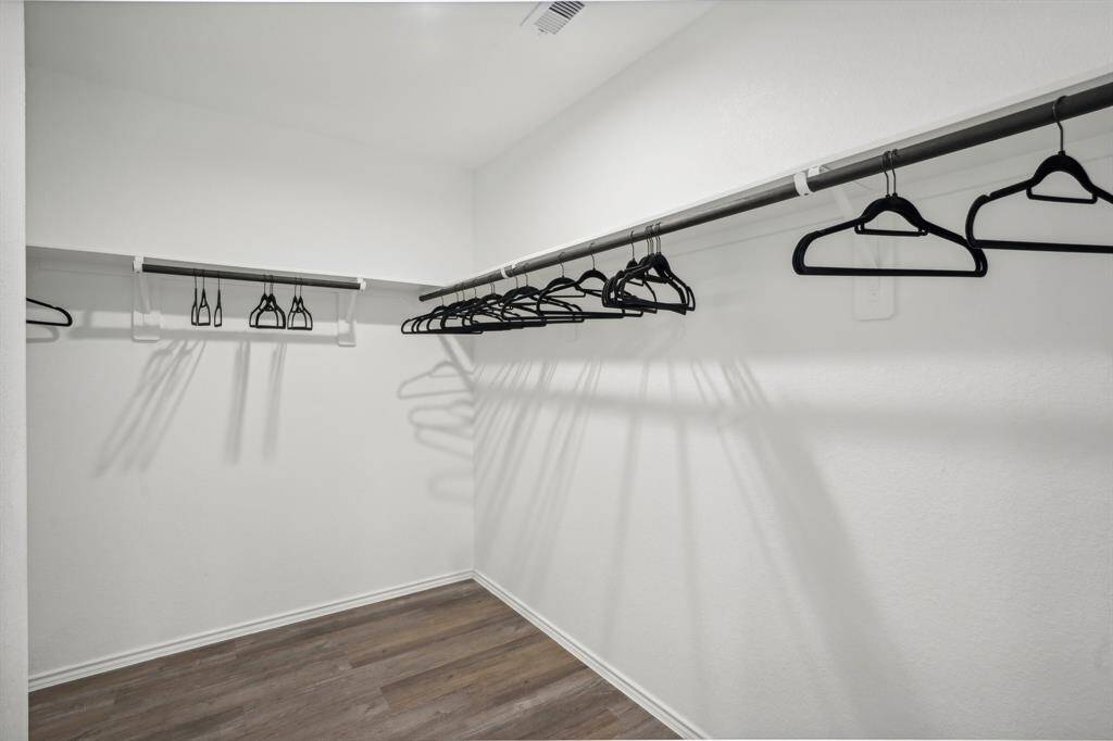 Primary walk-in closet