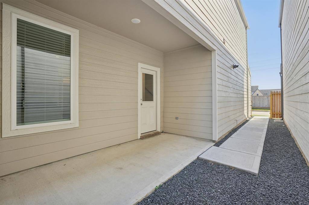 Covered patio