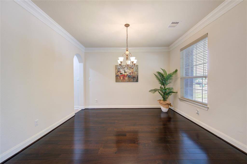 Another view of the formal dining room.