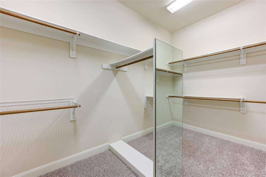 You will love the primary closet!