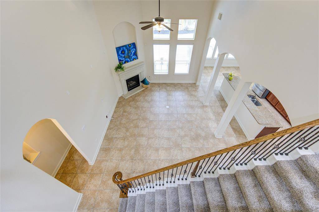 High ceilings and plenty of natural light!