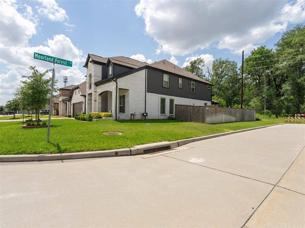 Home situated on private corner lot