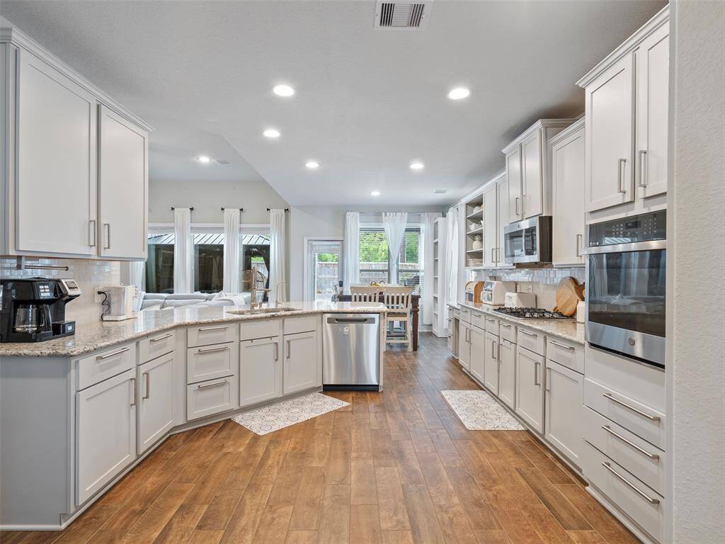 Kitchen with cabinets galore