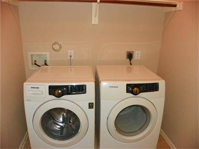 Washed & Dryer are included and Utility Room is conveniently located upstairs
