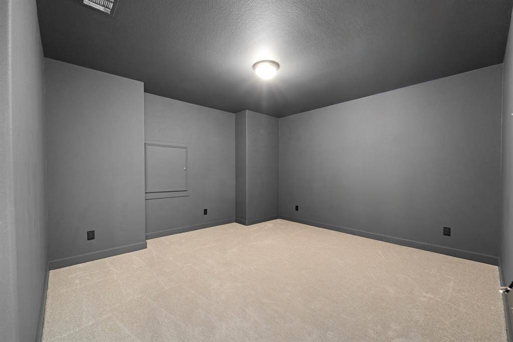 MASSIVE theater / Media room waiting for you to make it your special spot!