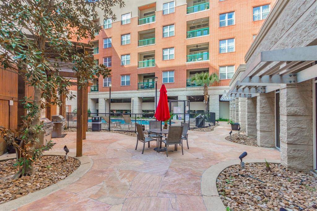 You can see unit #317 balcony on 3rd floor here, overlooking swimming pool & common grounds
