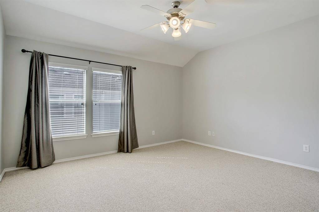 The master bedroom will comfortably fit a king-sized bedroom set.