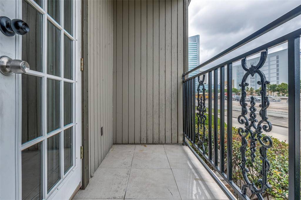 Step out on the balcony to enjoy your morning coffee