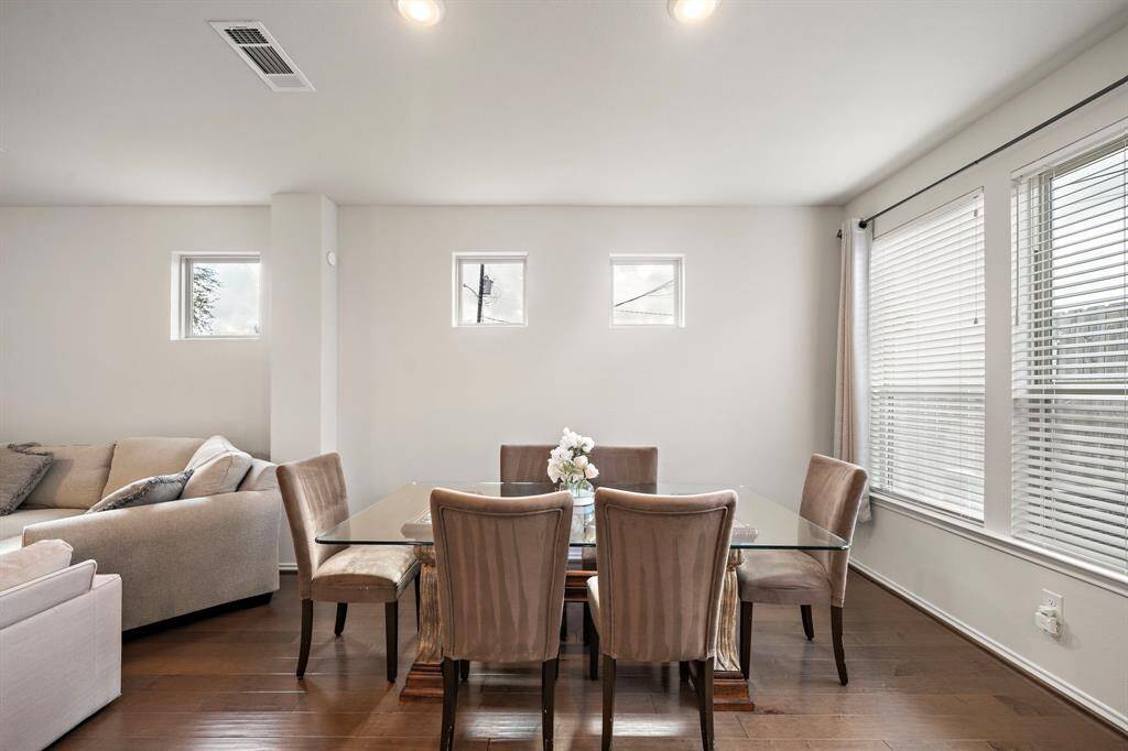Dedicated dining area