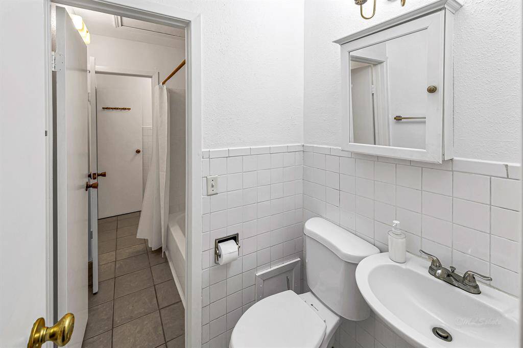 Home has a Hollywood bath.