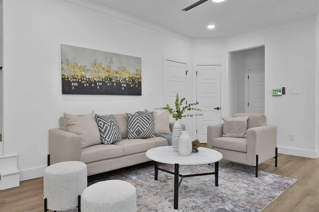Comfortable lounging area