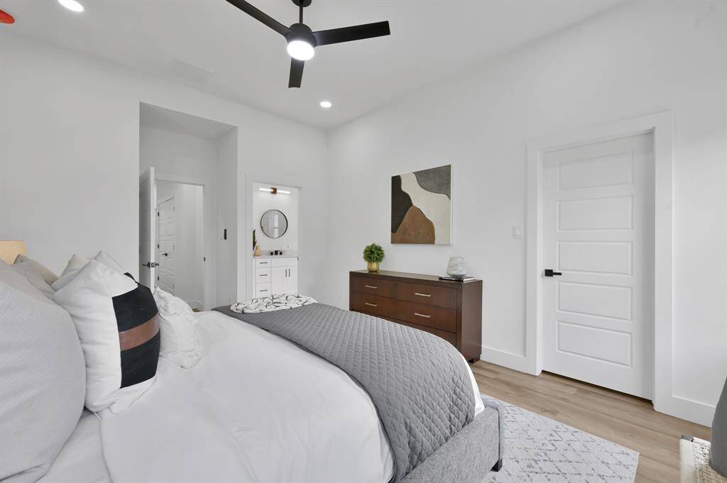 Modern ceiling fans in every bedroom