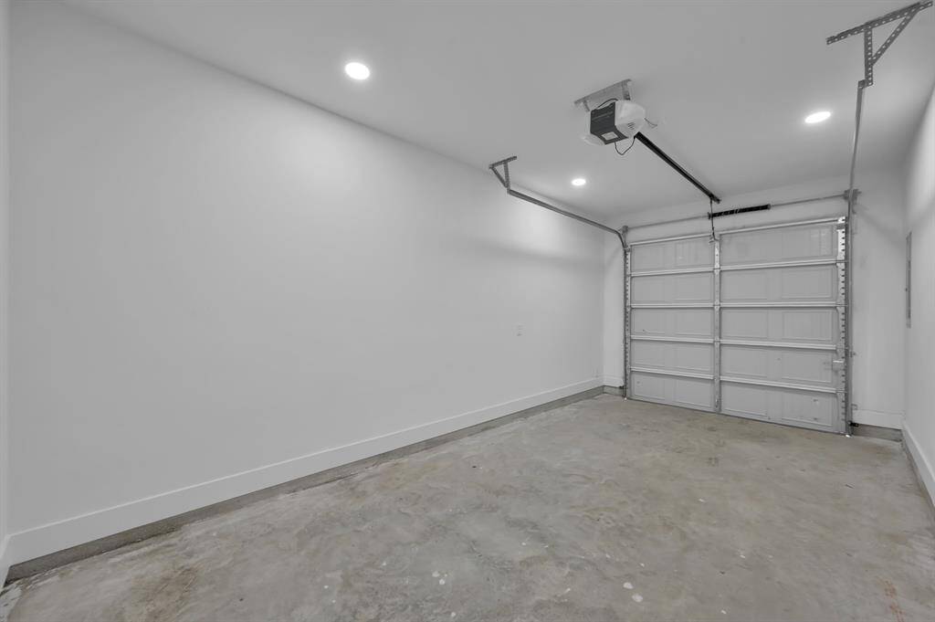 Attached garage