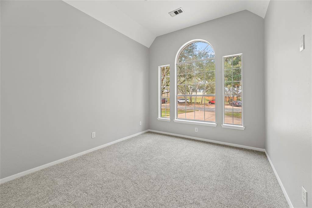 Whether for an in-law or a guest, the convenient first floor bedroom features new plush carpet. Everyone appreciates a gracious host!